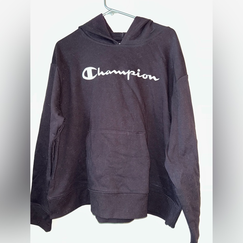 Champion Black Pullover Hoodie